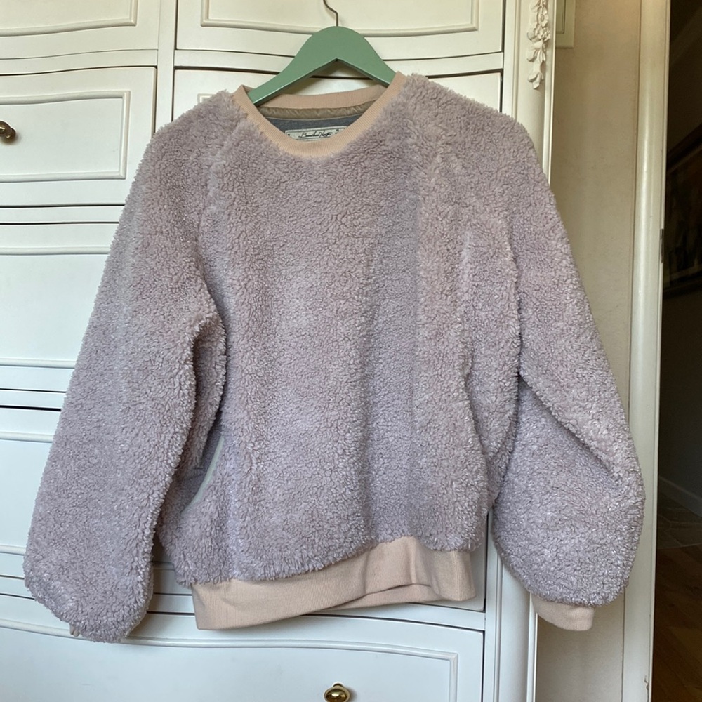 Boundless North oversized faux shearling pullover